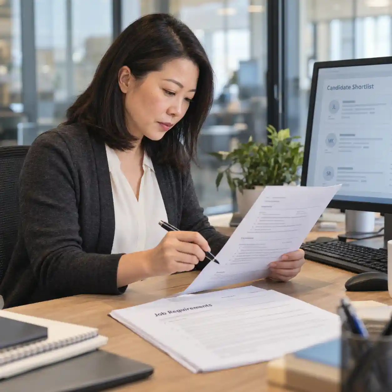Recruitment process from candidate search to hiring